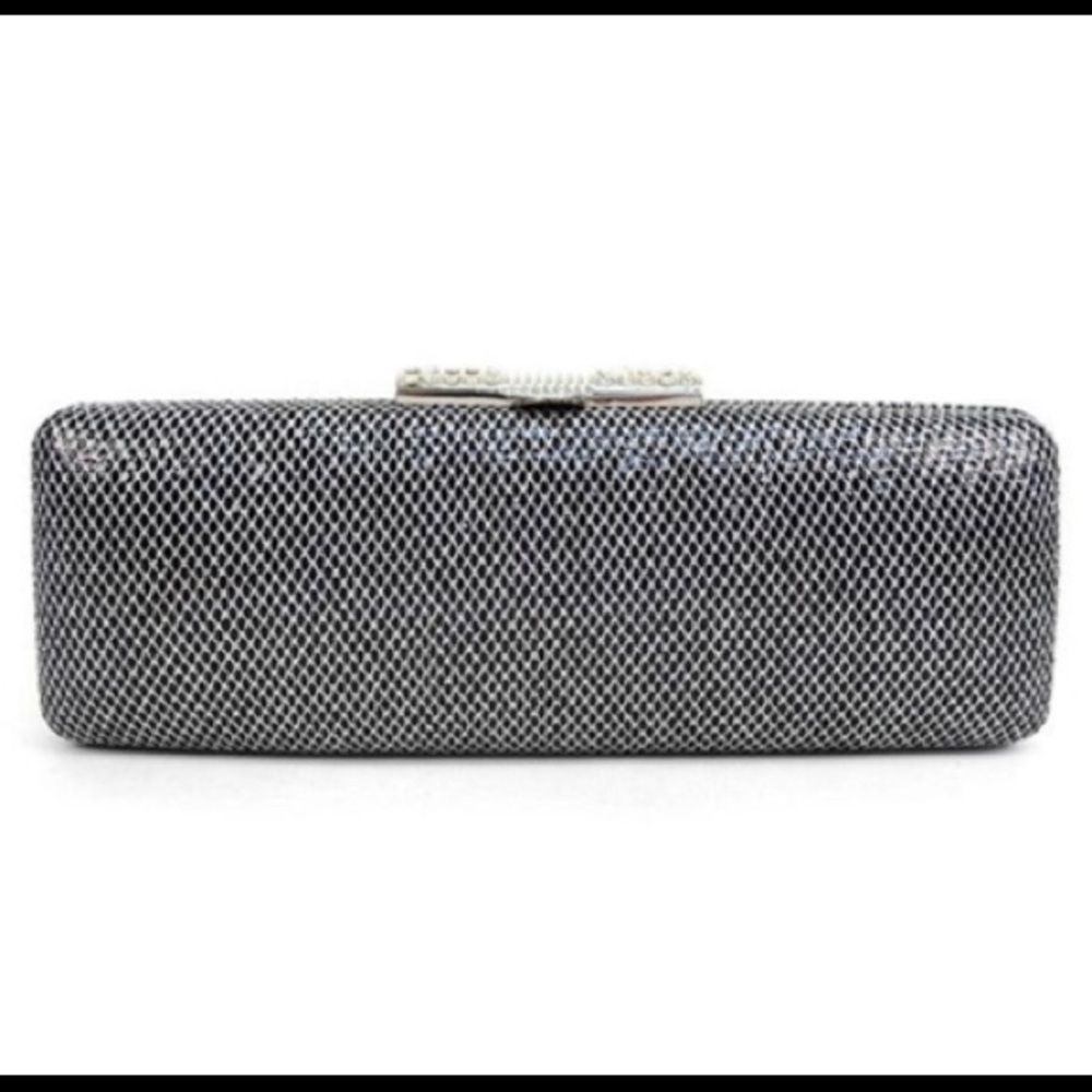 Black Glitter Clutch Evening Bag